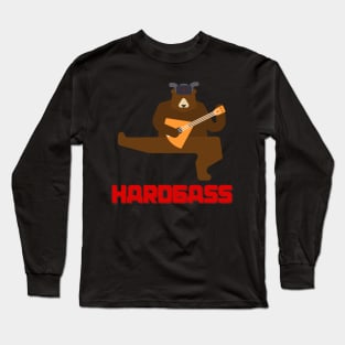 Hardbass Slavic Bear Long Sleeve T-Shirt